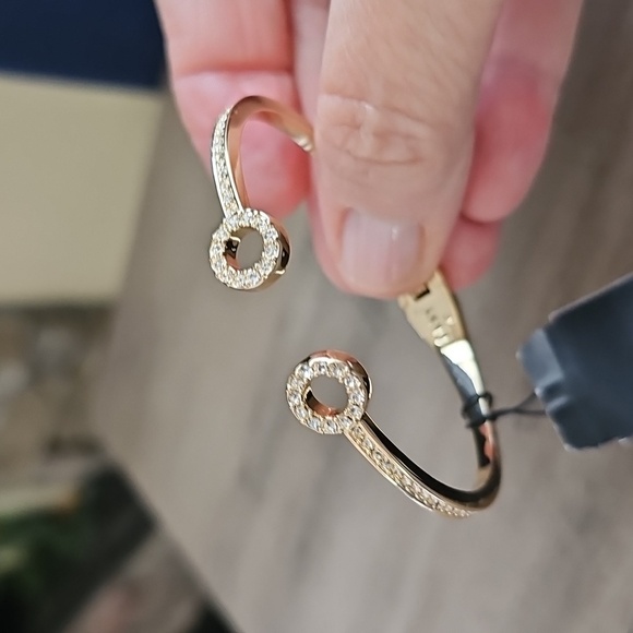 DKNY Gold Open Cuff Bracelet - Picture 4 of 6